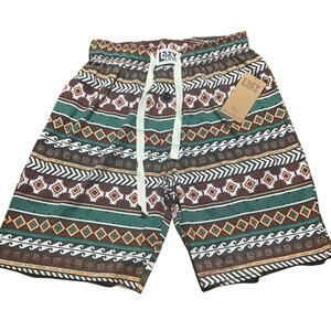 NWT Lazy One Tribal pattern Men's  Pajama Shorts size xs